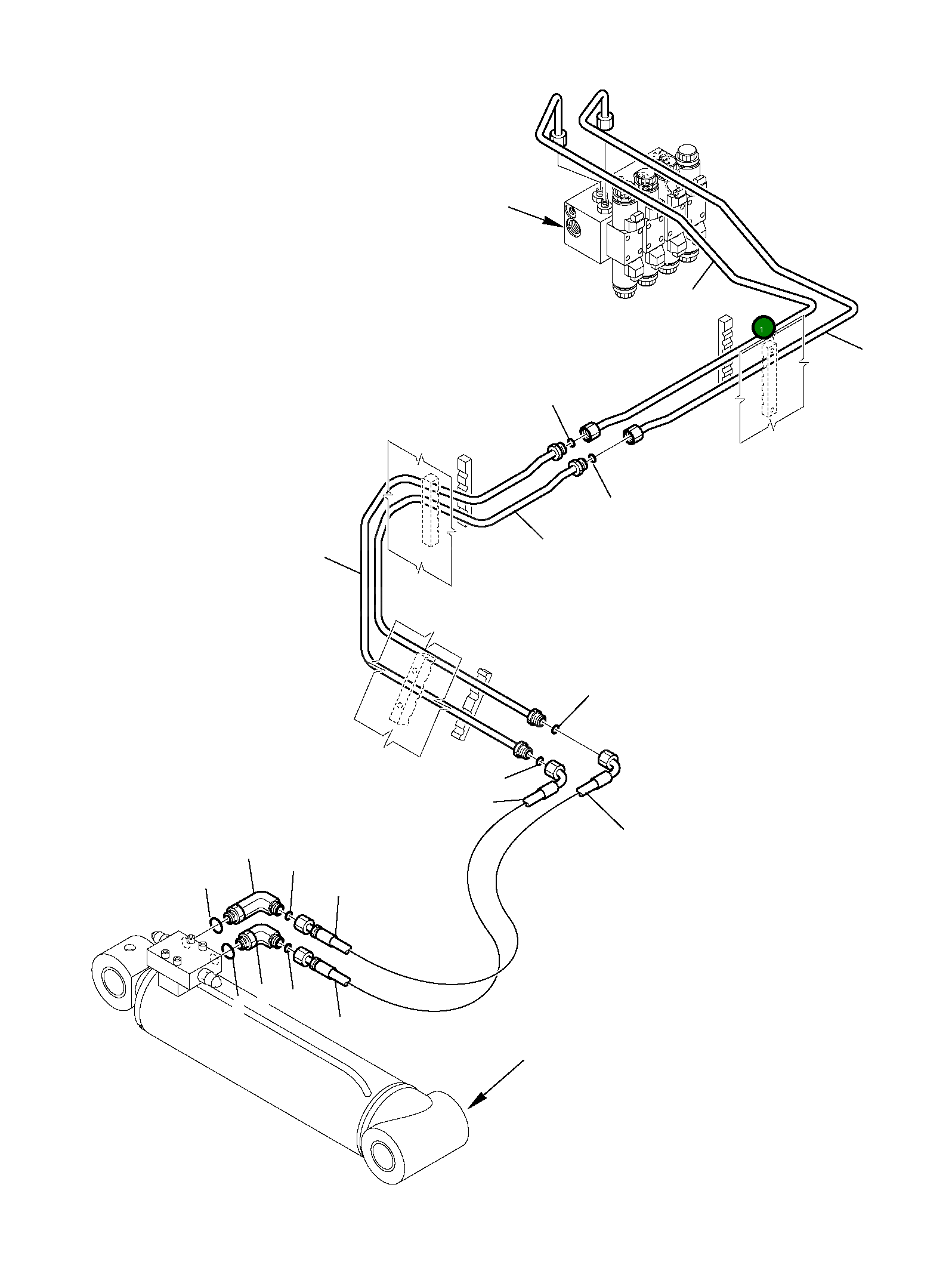 Труба 395-62-11772 Komatsu