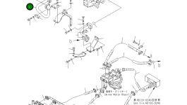 Трубка 209-62-73741 Komatsu