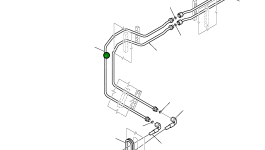 Труба 395-62-13102 Komatsu