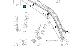 Трубка 20E-62-K2580 Komatsu