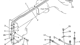 Трубка 232-60-68770 Komatsu