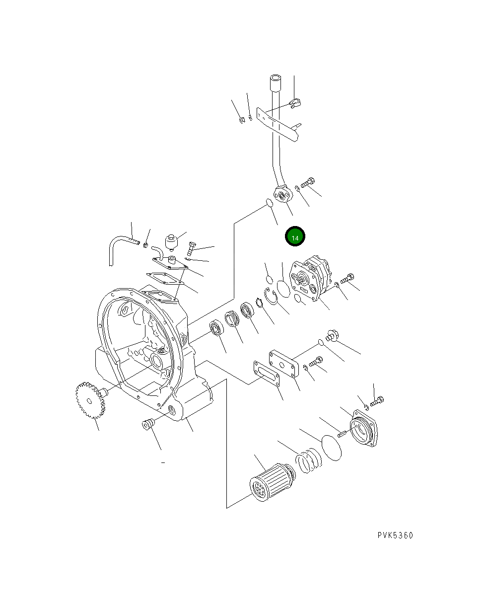 Трубка 102-10-43243 Komatsu