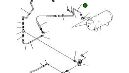 Трубка 423-35-11841 Komatsu