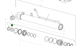 Стопорное кольцо 42W-63-H0P28 Komatsu