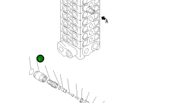 Управляющий клапан 723-58-19100 Komatsu