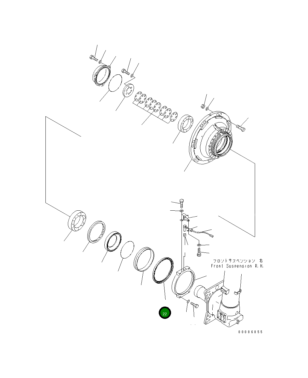 Уплотнение 569-88-66580 Komatsu