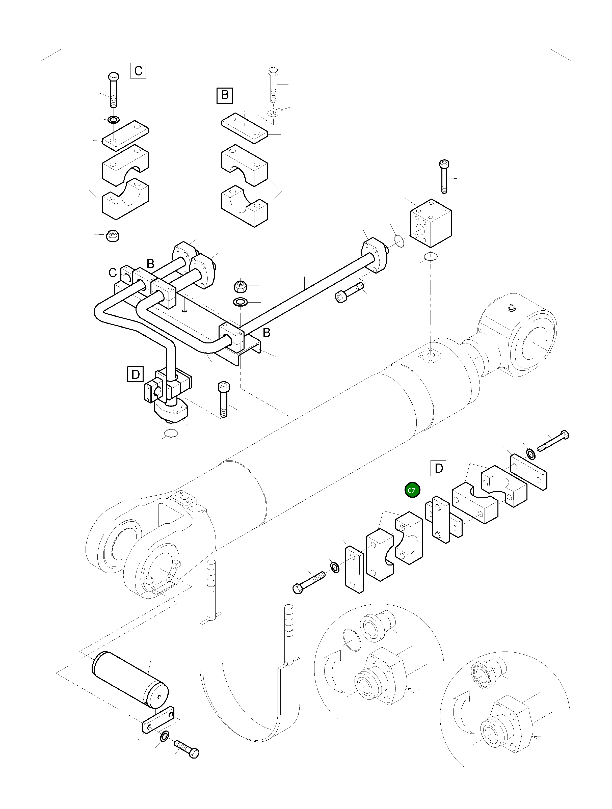 Фиксатор 982 213 40 Komatsu