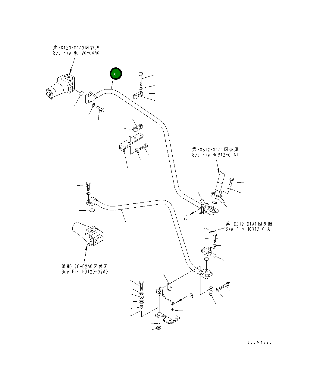 Трубка 209-62-42970 Komatsu