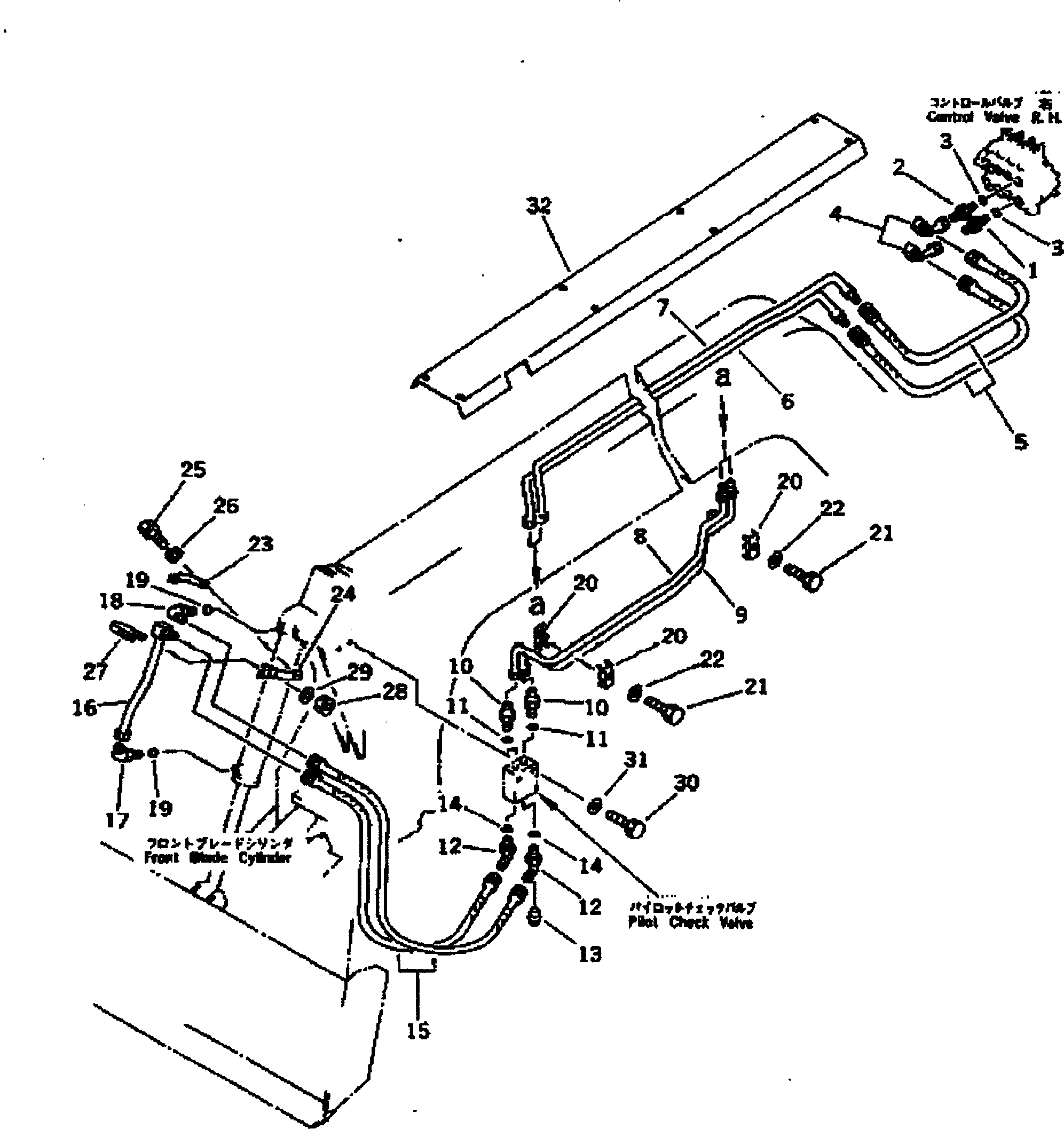 Трубка 23A-60-18110 Komatsu