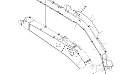 Трубка 208-62-75261 Komatsu