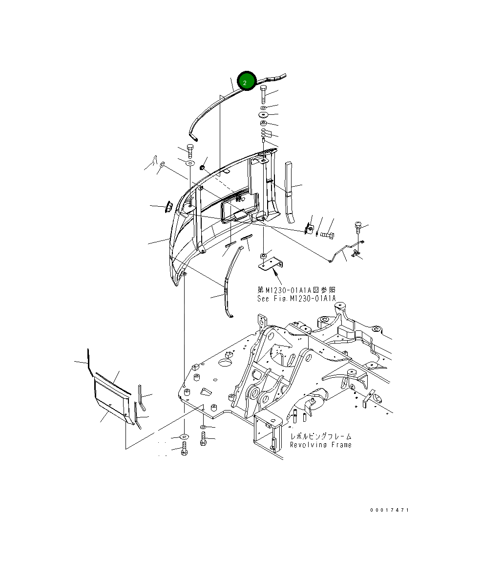 Уплотнение 21W-46-47331 Komatsu