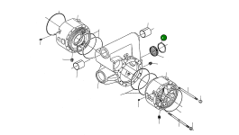 Стопорное кольцо 002.02.0088 Komatsu