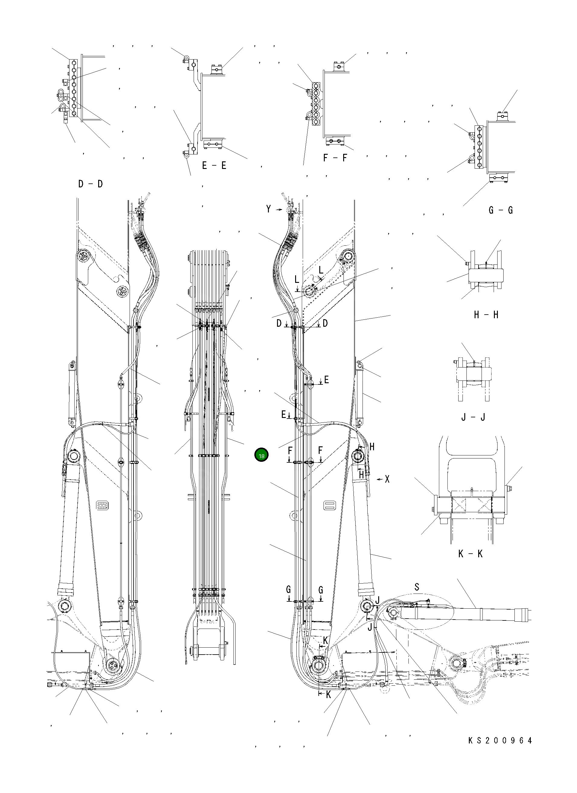 Трубка 208-62-KC810 Komatsu