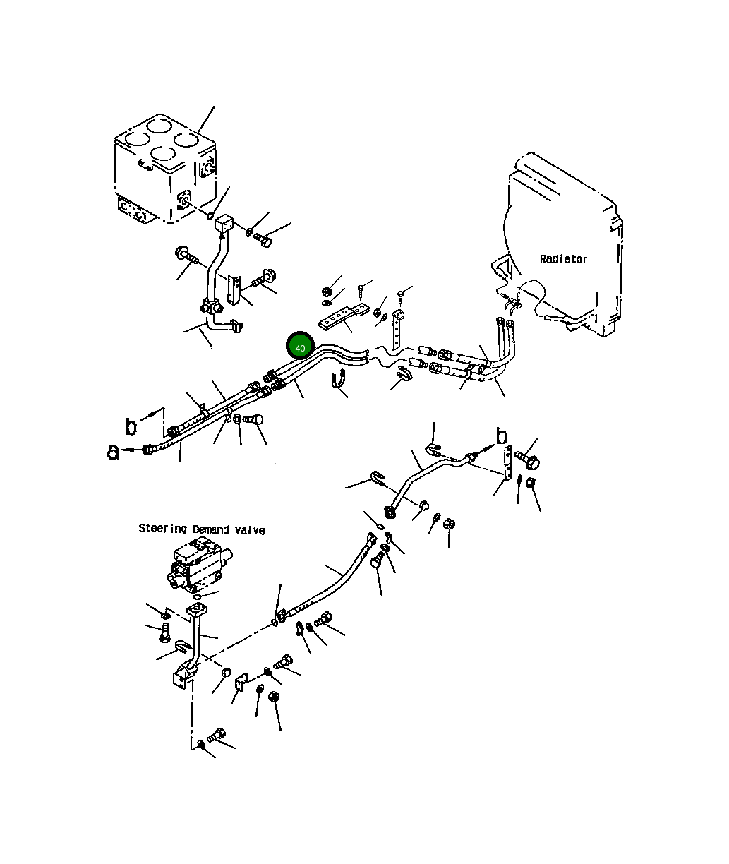 Трубка 427-62-A5171 Komatsu