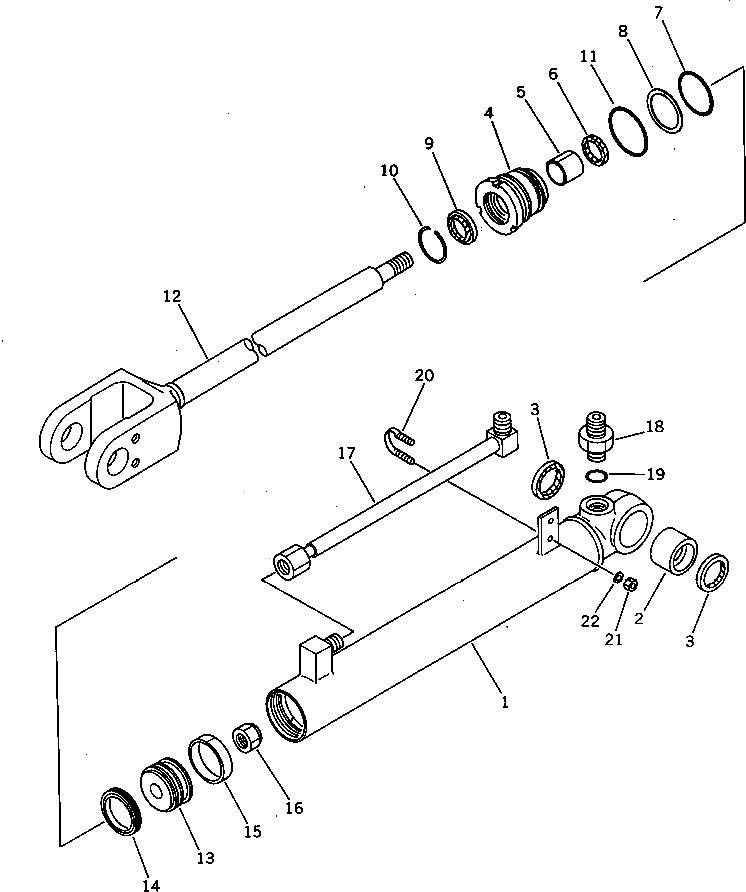 Трубка 20B-63-22770 Komatsu