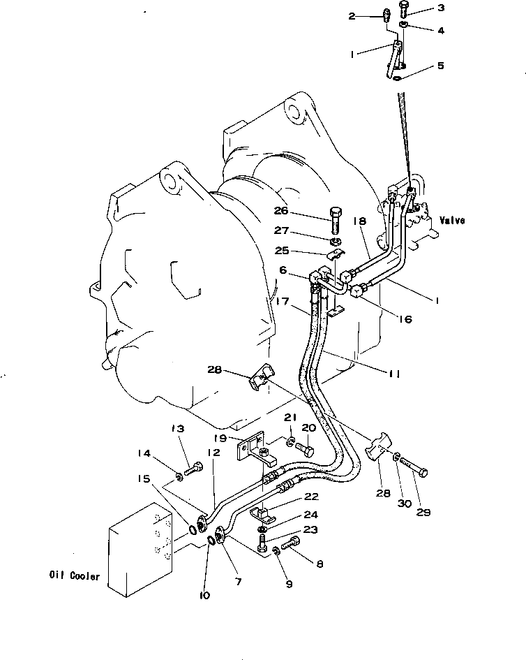 Трубка 176-76-26130 Komatsu