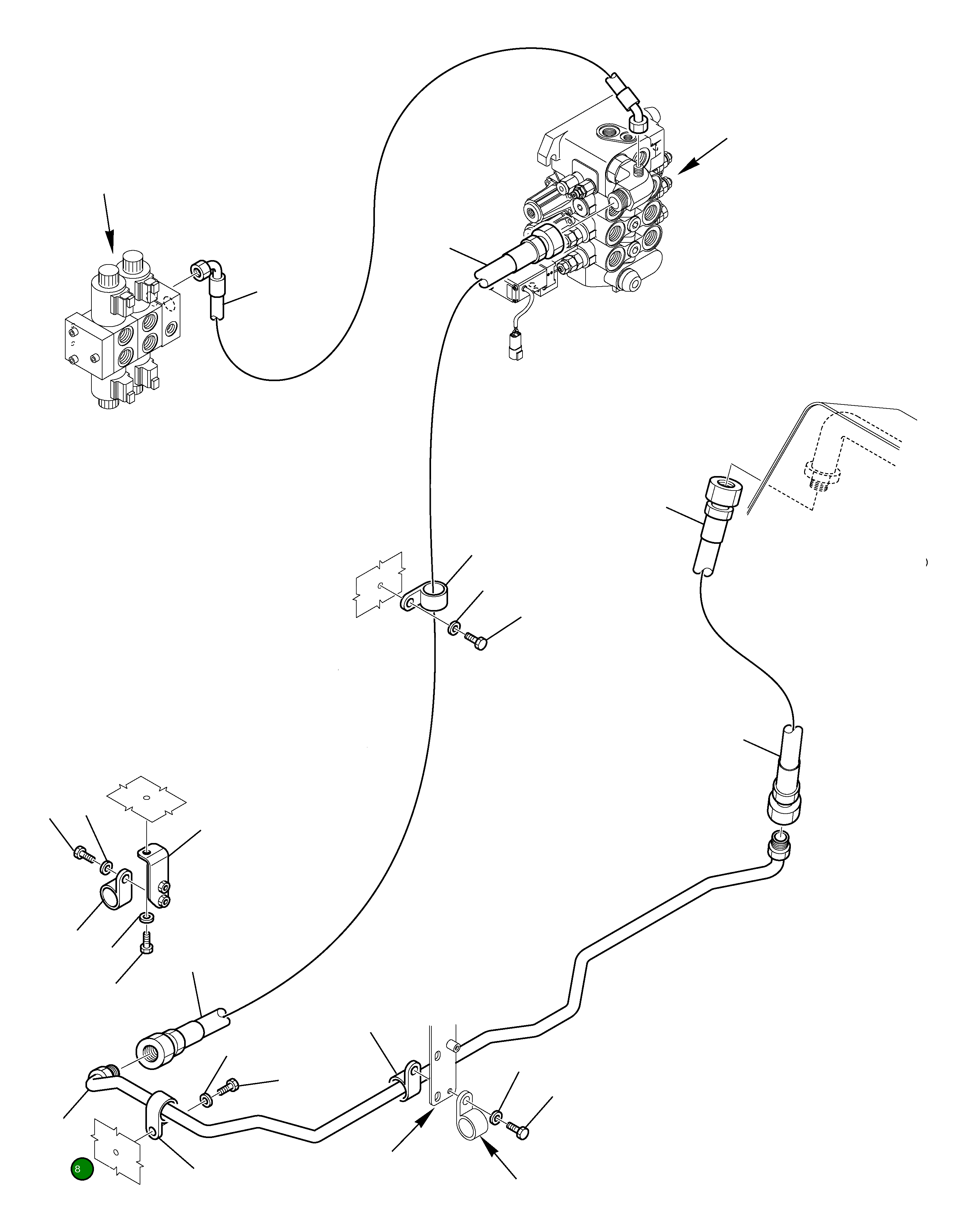 Труба 395-62-16330 Komatsu