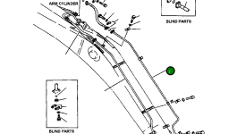 Трубка 208-62-64240 Komatsu