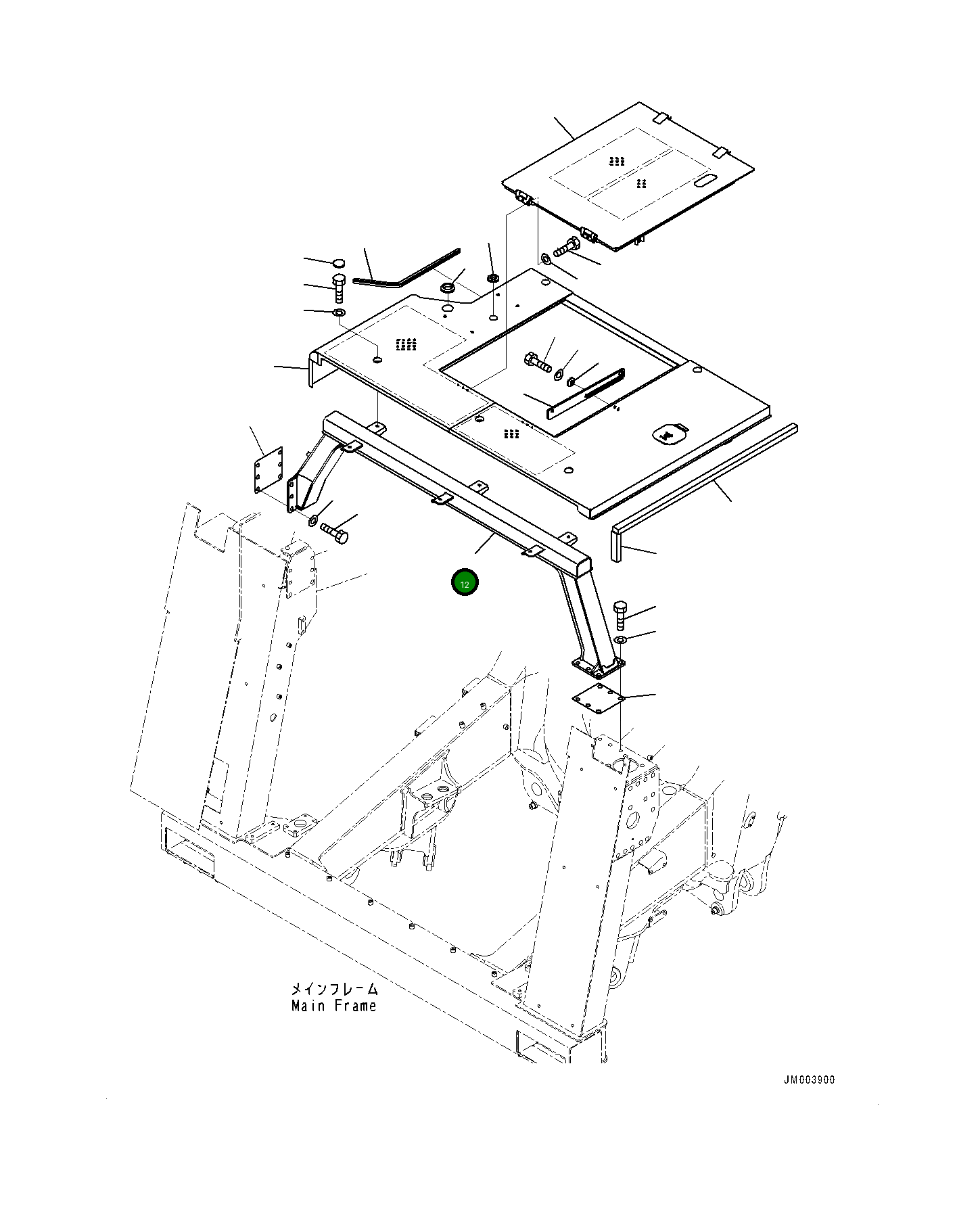 Стойка 561-46-81681 Komatsu