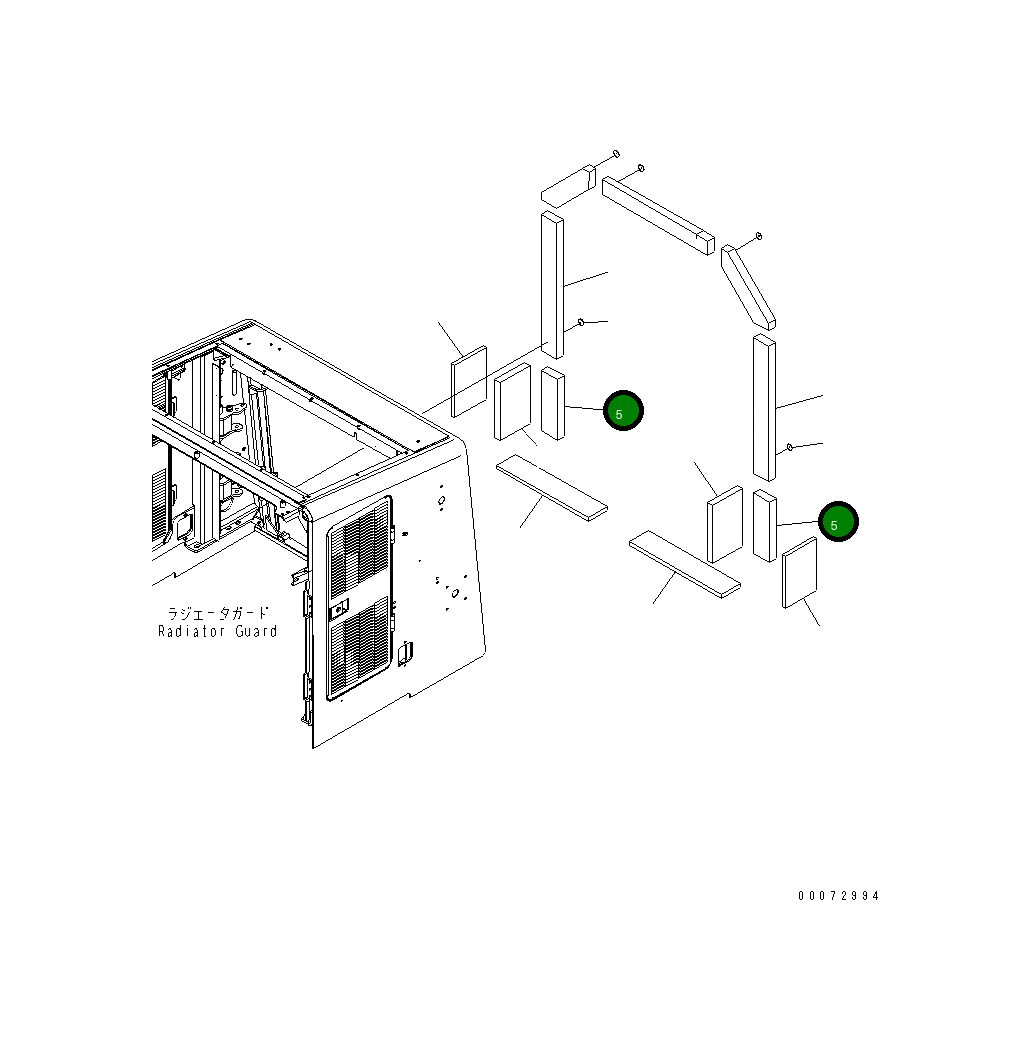 Уплотнение 426-54-46850 Komatsu