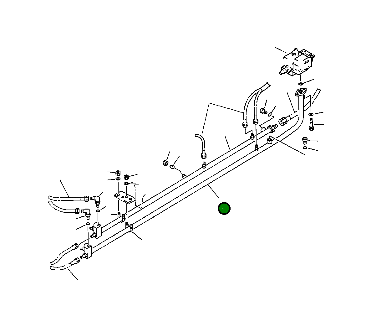 Трубка 209-62-67512 Komatsu
