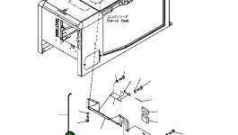 Уплотнение 419-54-B5860 Komatsu