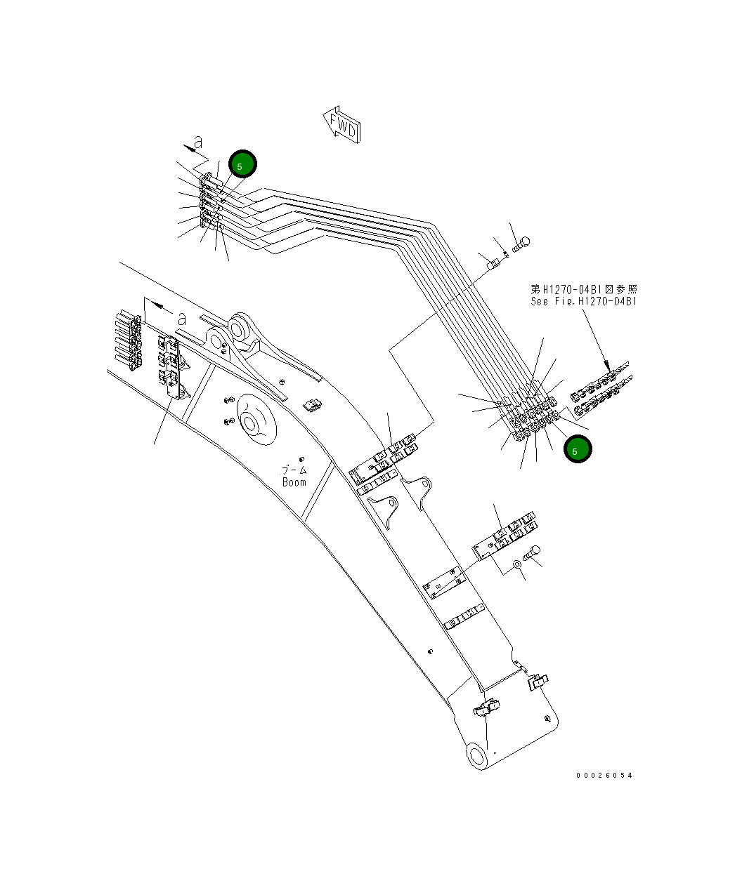 Трубка 208-62-65680 Komatsu