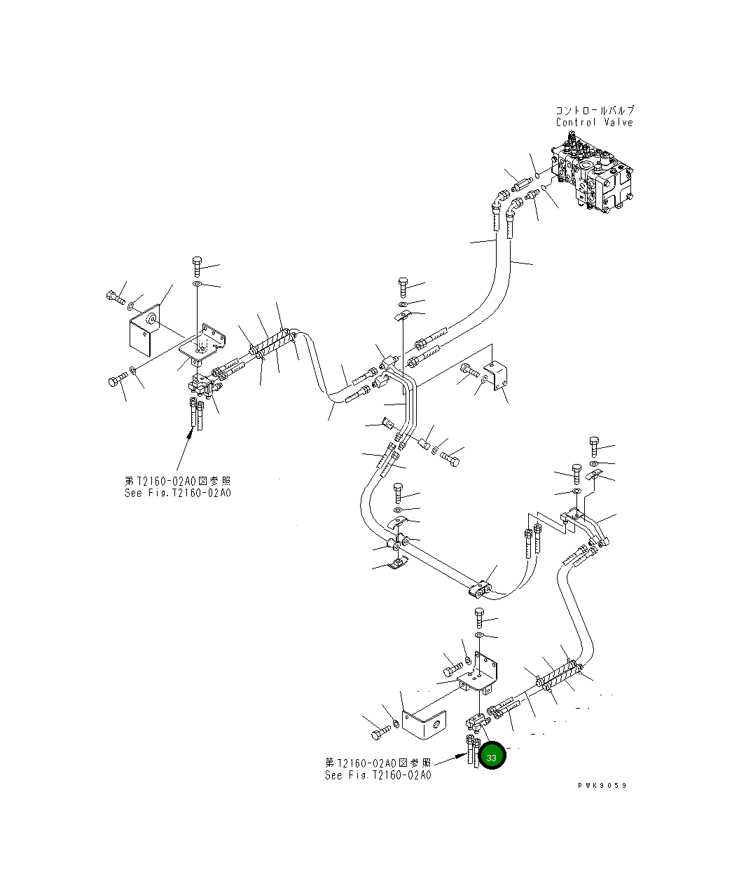 Трубка 134-62-63321 Komatsu