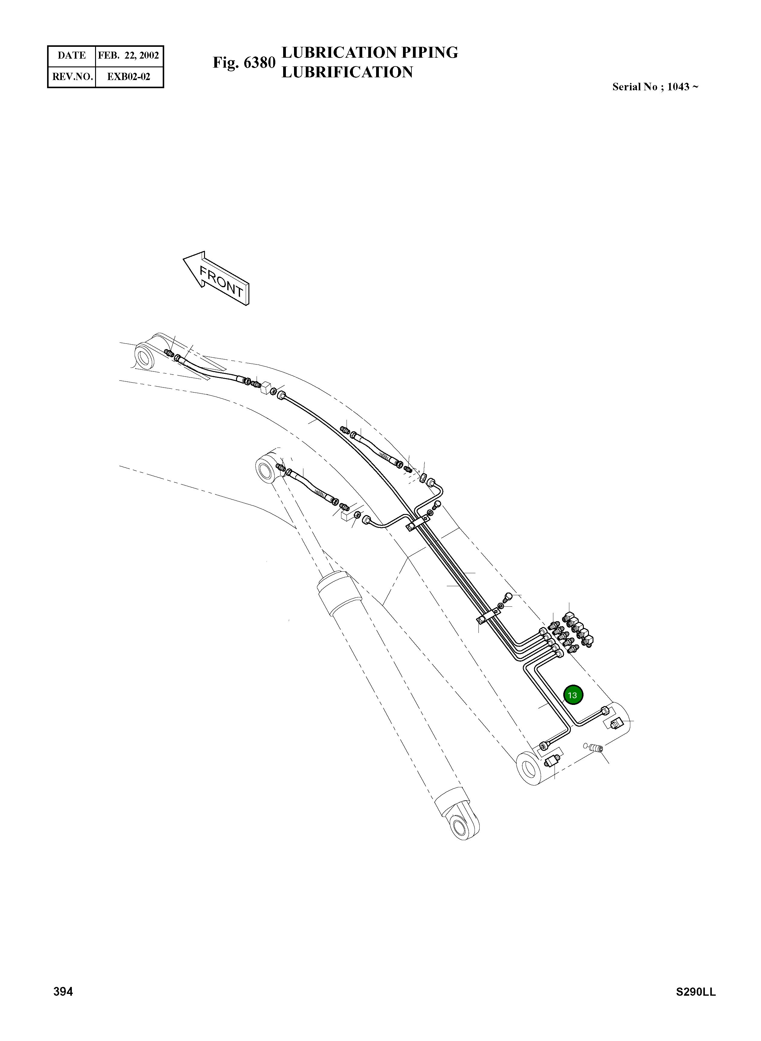 Труба 2140-1311 Komatsu
