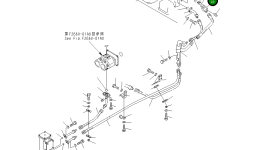 Трубка 176-49-41182 Komatsu