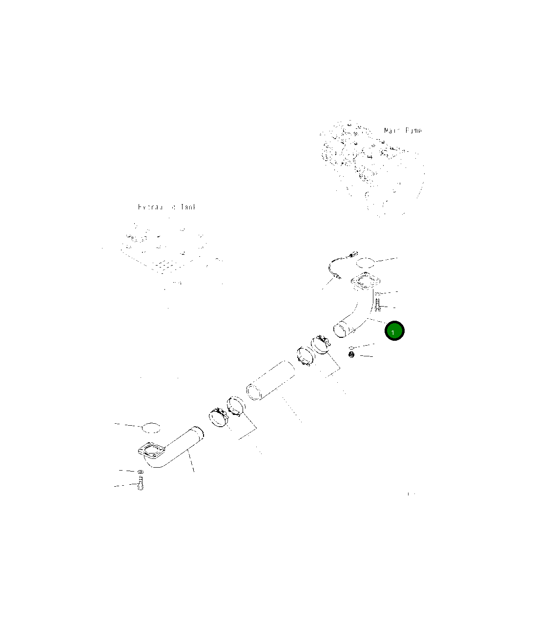 Трубка 2A5-62-15160 Komatsu