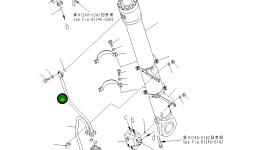 Трубка 209-64-13420 Komatsu