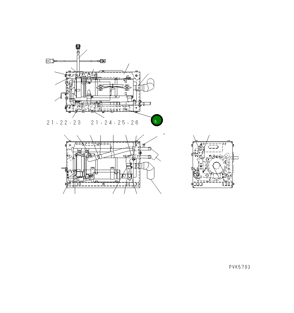 Угол MK533 838A Komatsu
