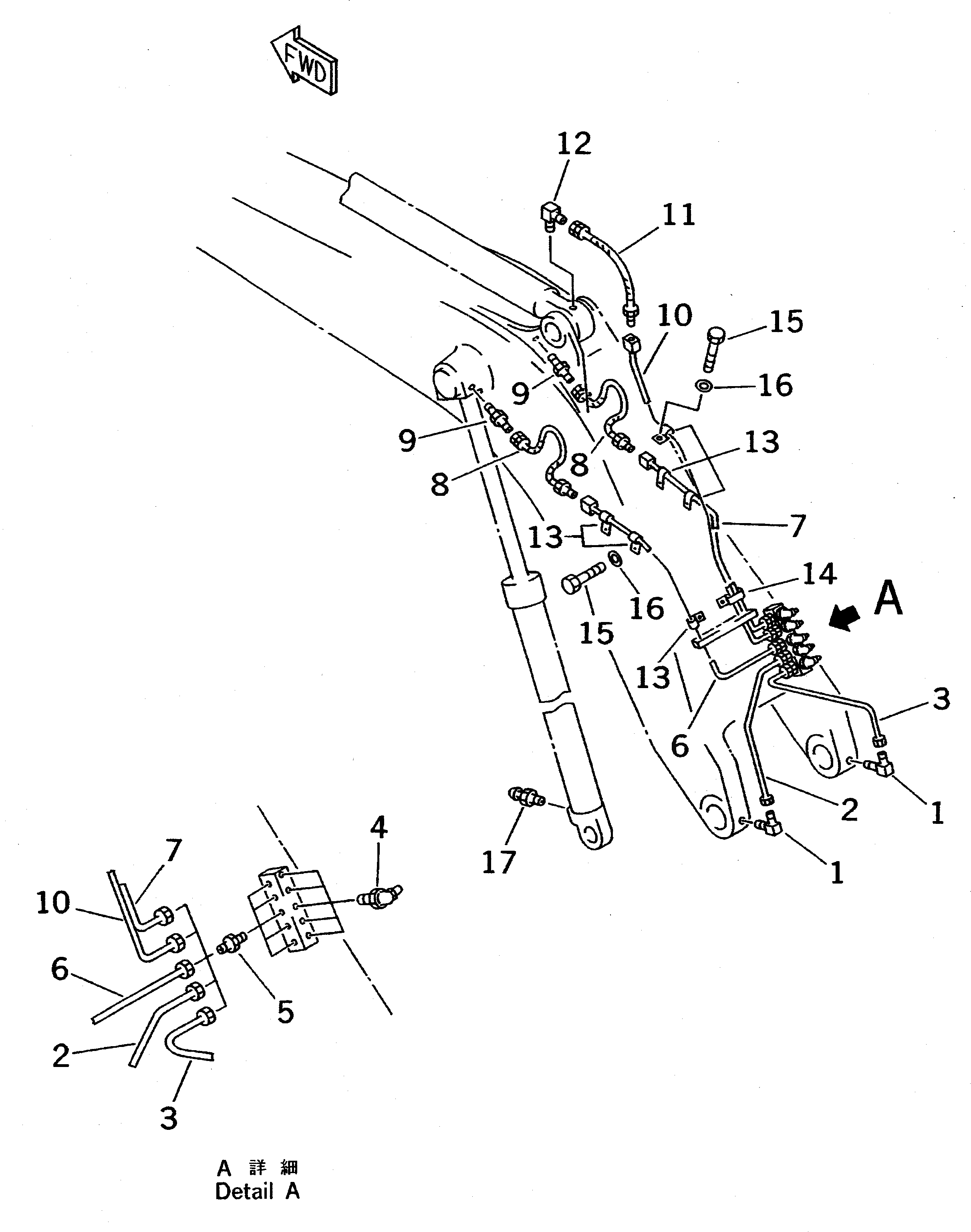 Трубка 209-942-6660 Komatsu