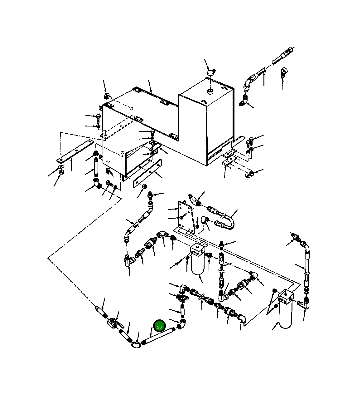 Труба 158 567 Komatsu