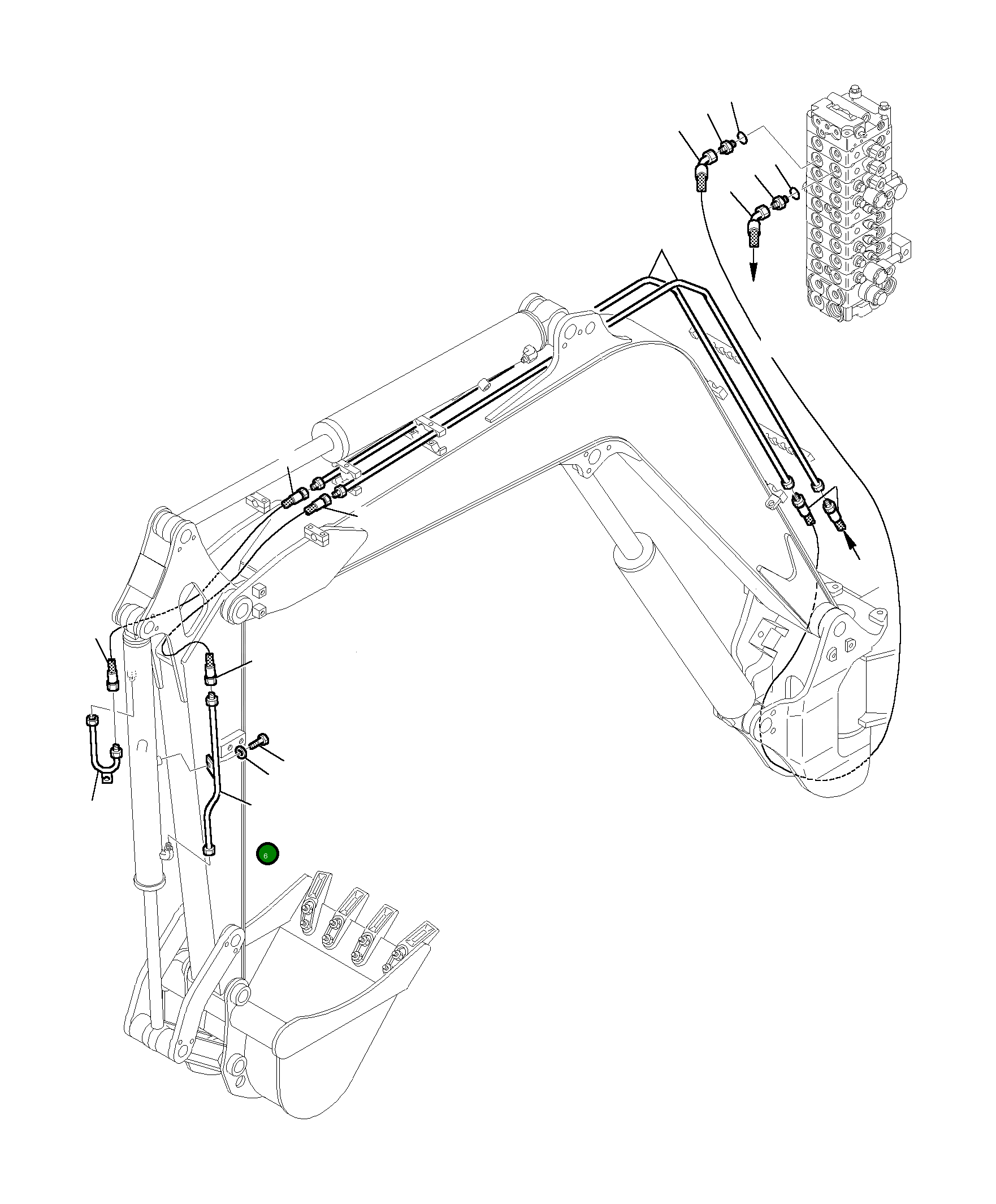 Труба 3F1093058 Komatsu