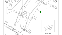 Стрела 418-850-H240 Komatsu