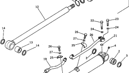 Цилиндр 201-63-12341 Komatsu