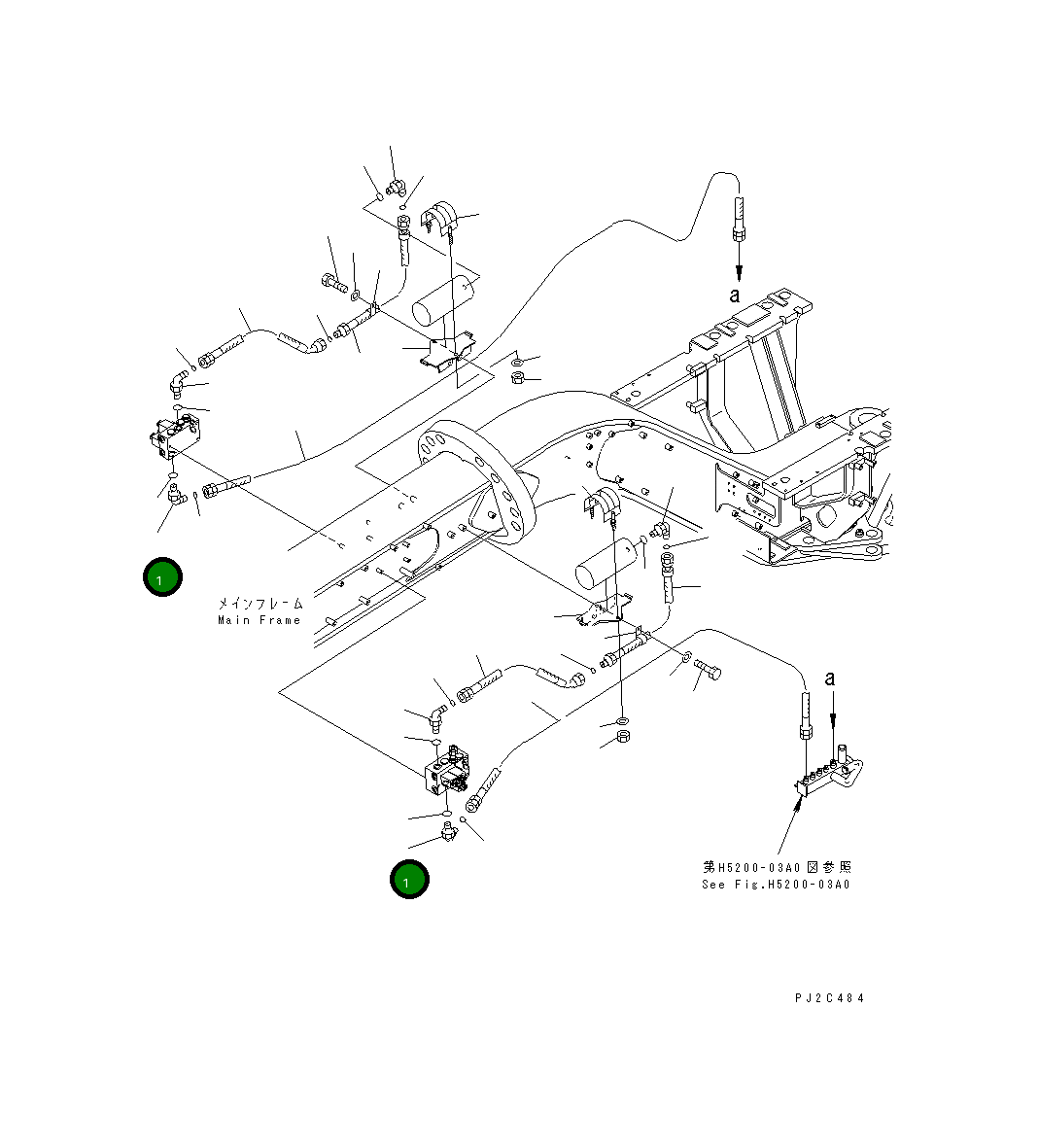 Угловой штуцер 02782-1031C Komatsu