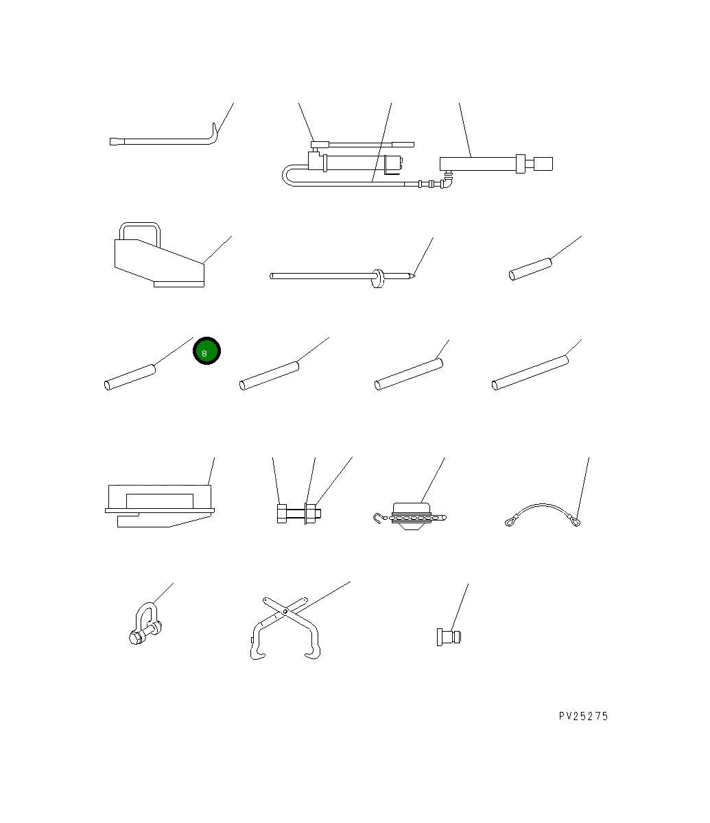 Труба KHK-0544305 Komatsu
