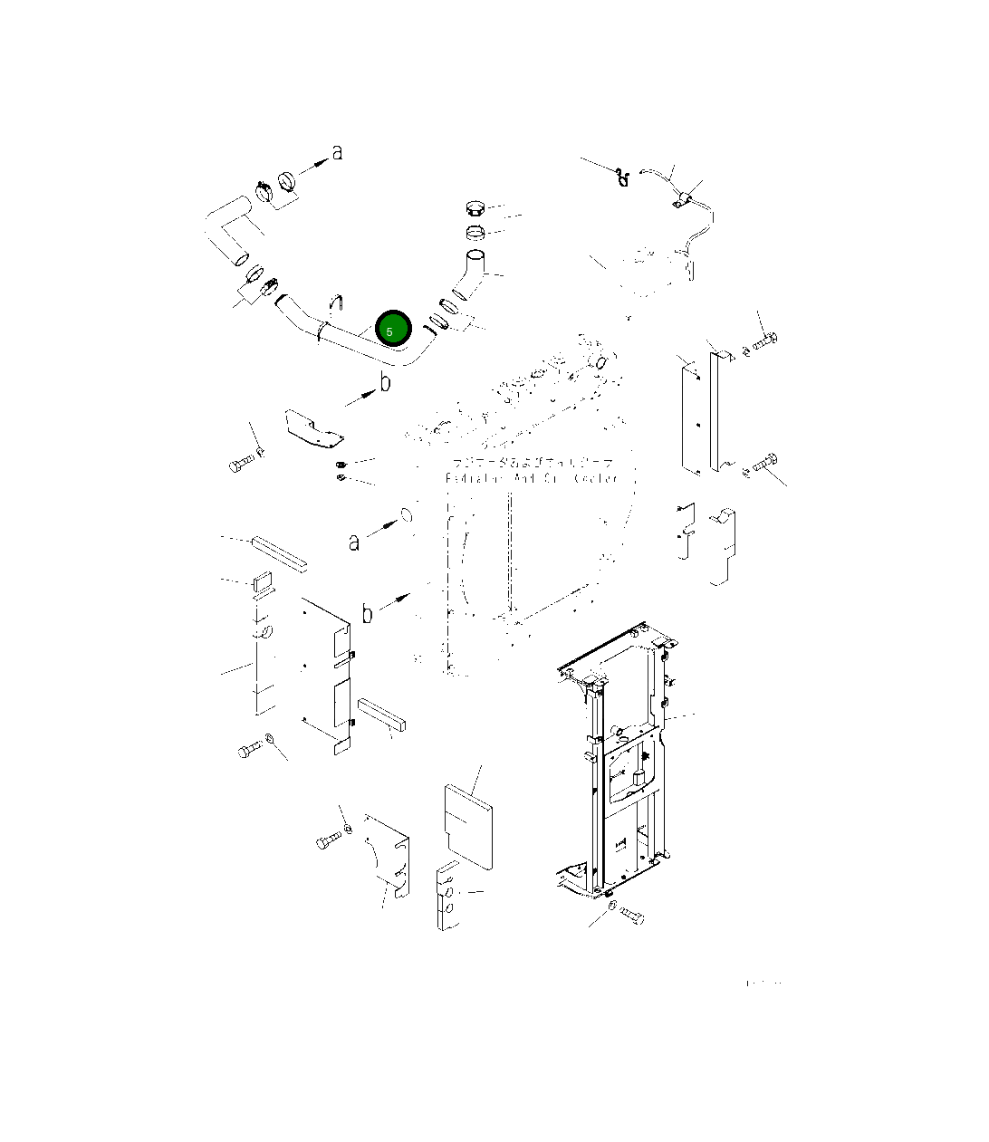 Трубка 208-03-41470 Komatsu
