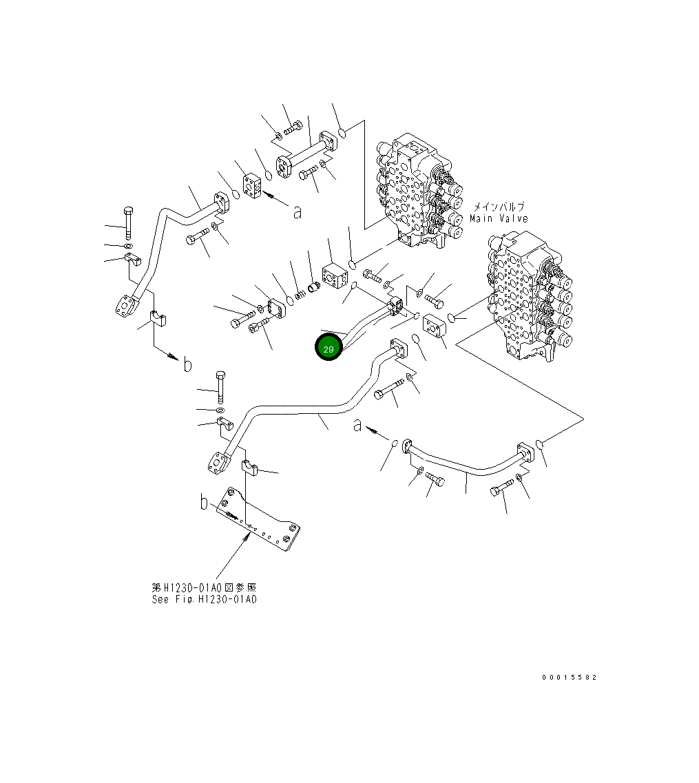 Трубка 209-62-73341 Komatsu