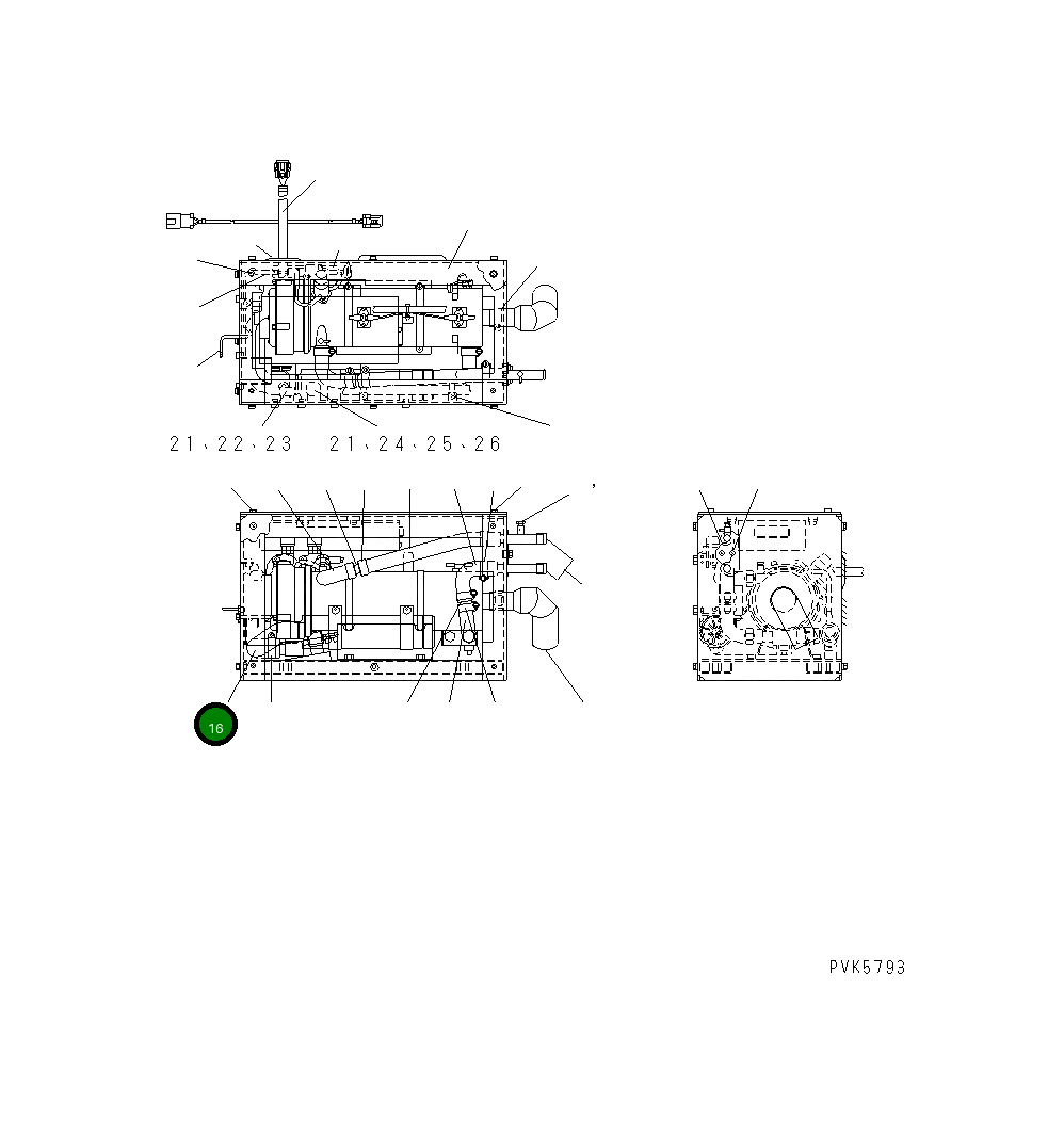 Труба MK020 035 Komatsu