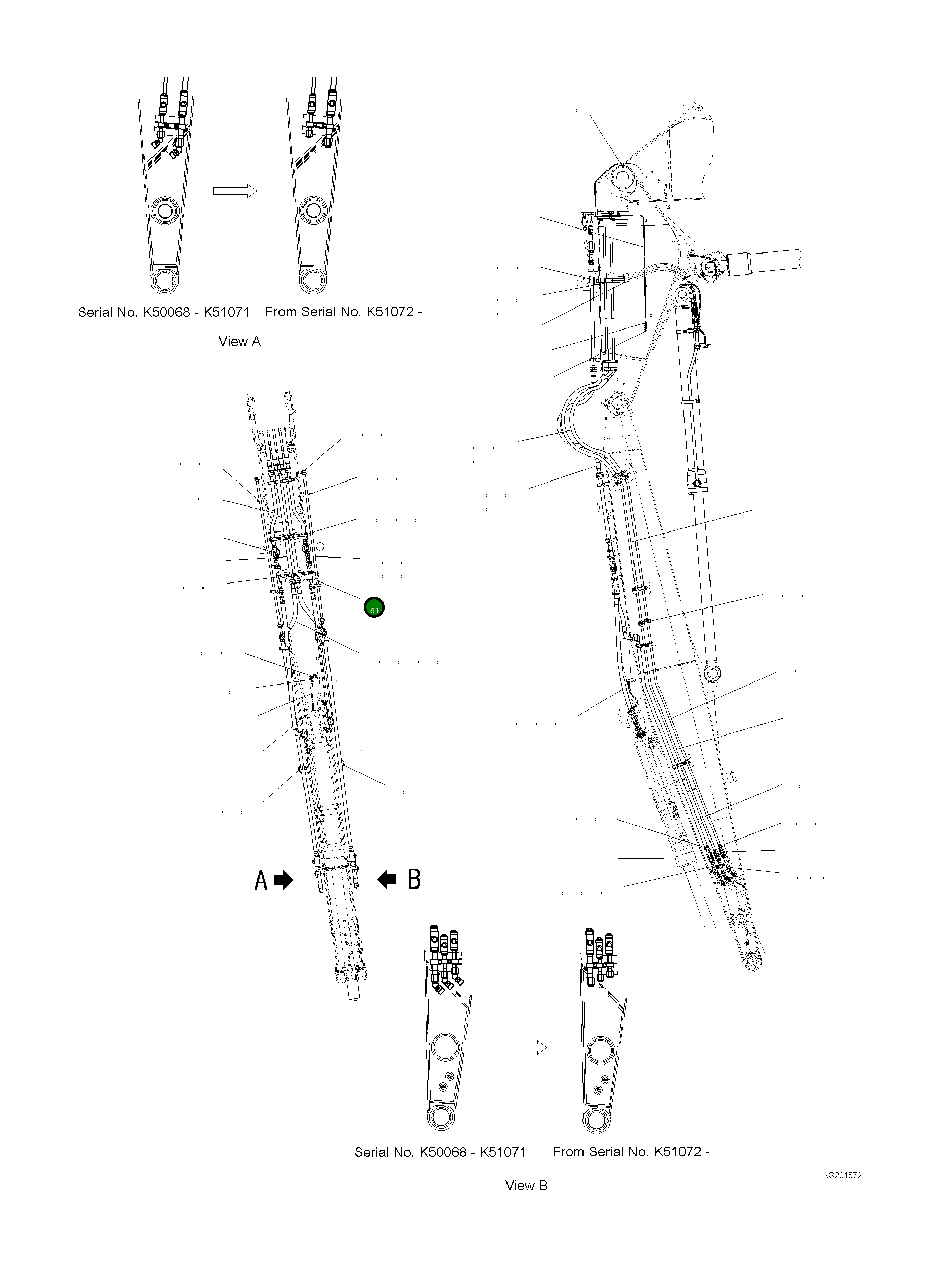 Трубка 207-62-86921 Komatsu
