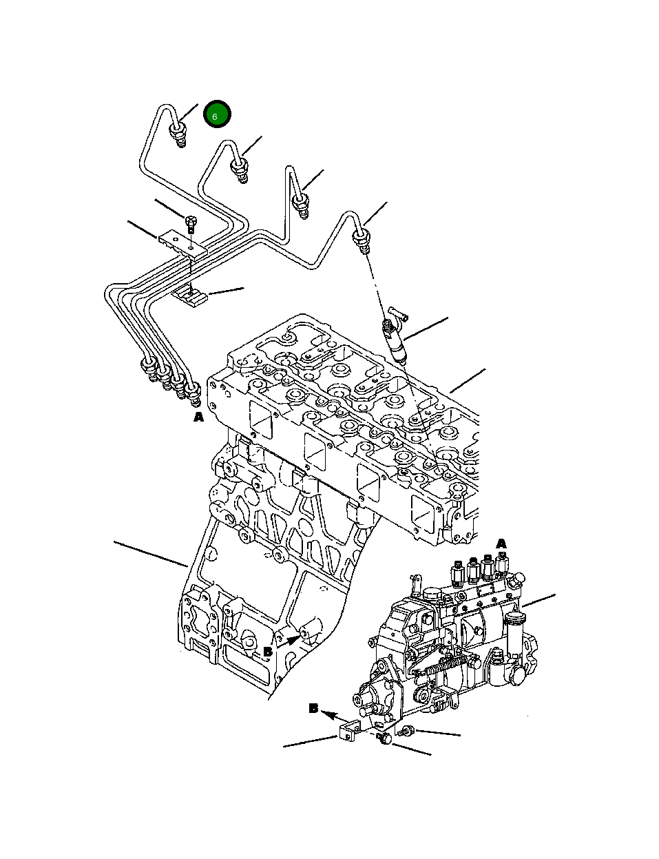 Труба YM123901-59810 Komatsu