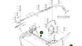 Трубка 154-922-4360 Komatsu