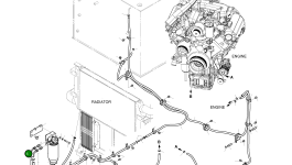 Угловой штуцер K1002864 Komatsu