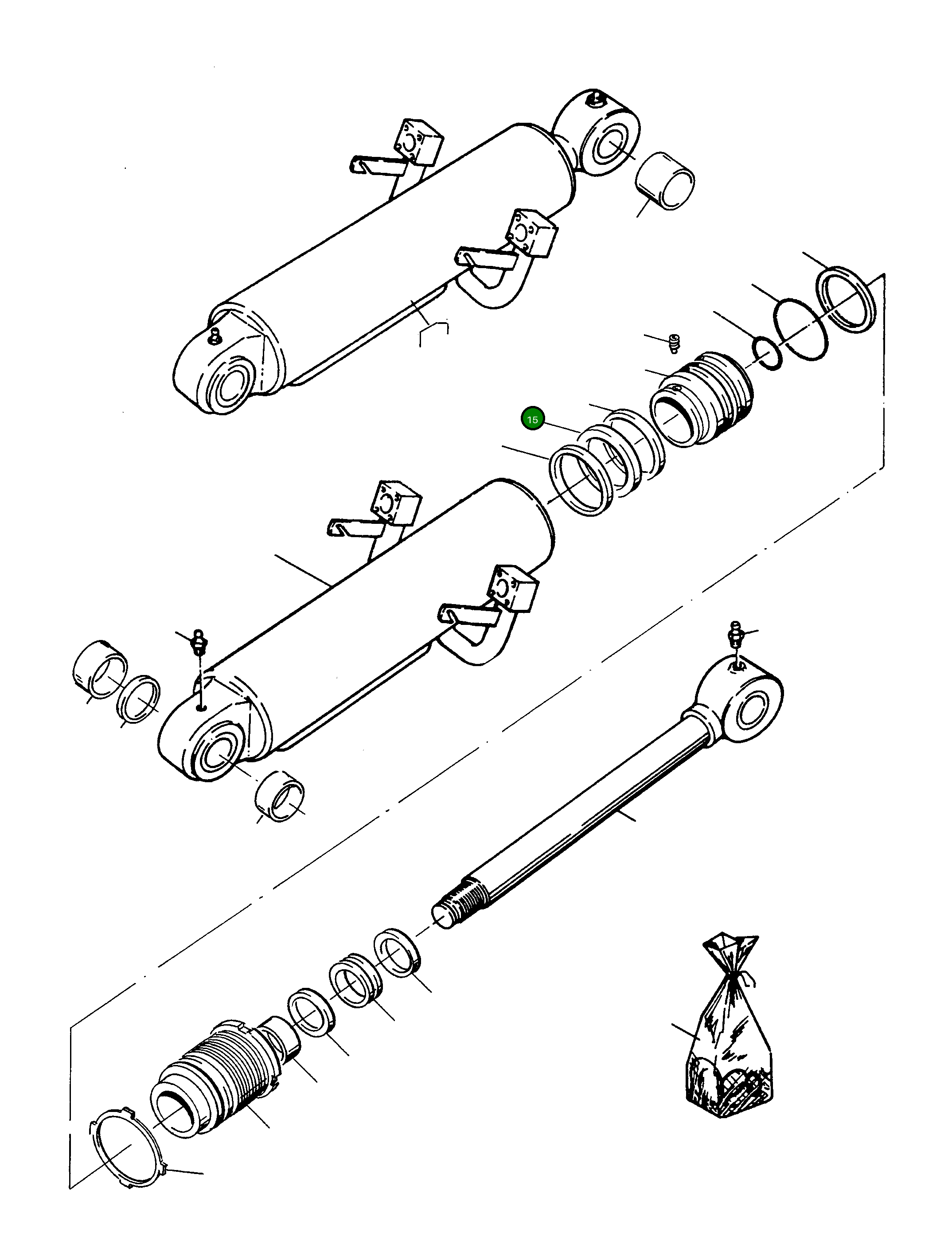 Уплотнение 4915633M1 Komatsu