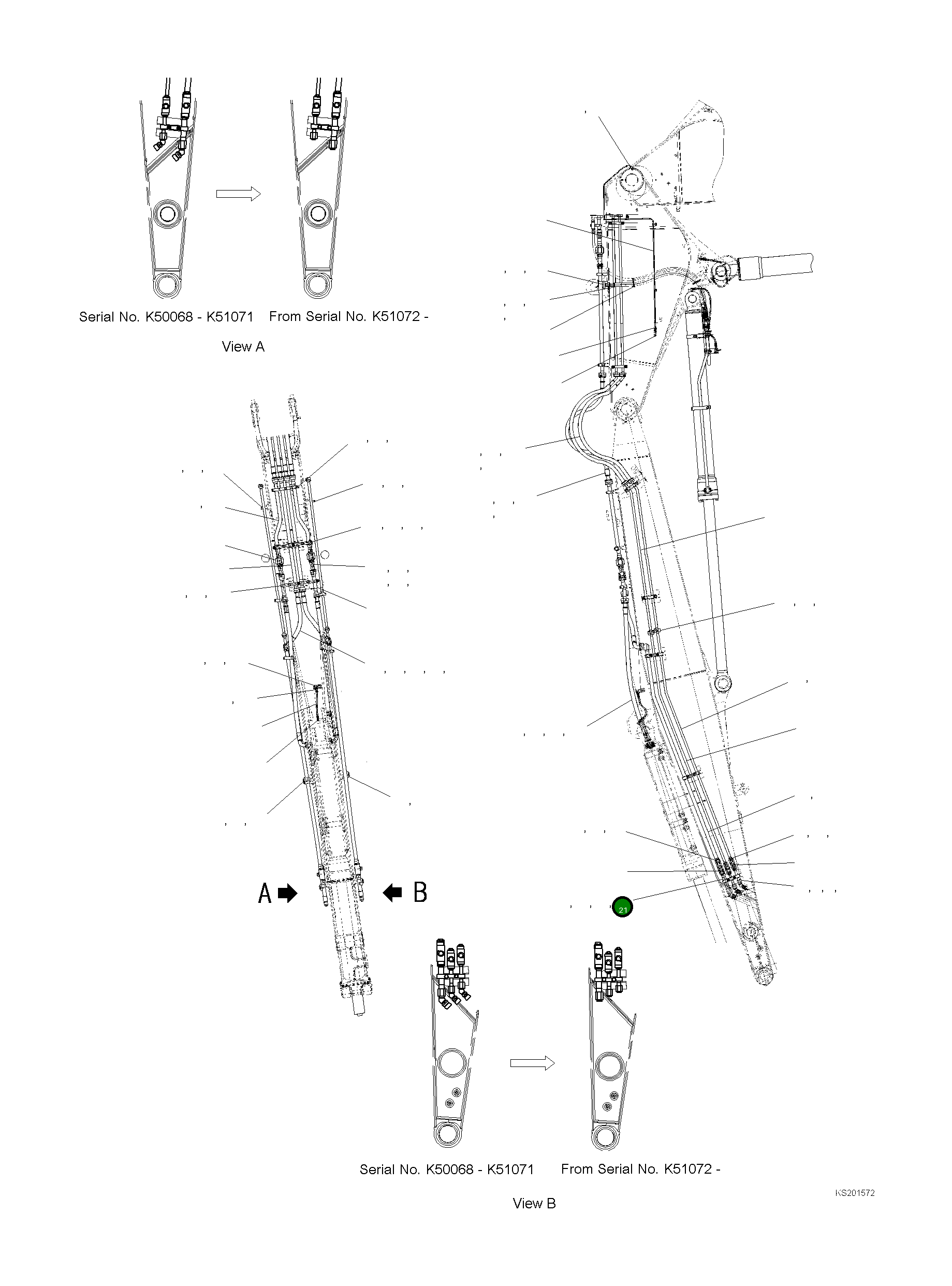 Трубка 208-62-87230 Komatsu