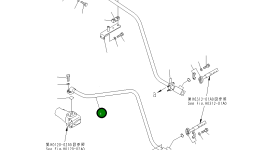 Трубка 209-62-73541 Komatsu